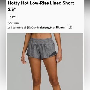 Lululemon Hotty Hot Shorts